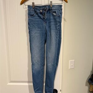 American Eagle Outfitters Women's Light Blue Skinny Jeans